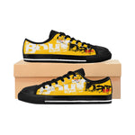 Yellow Signature Logo Women's Sneakers