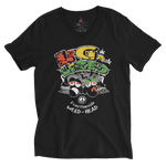 Legalized Weed Head Rock V-Neck T-Shirt