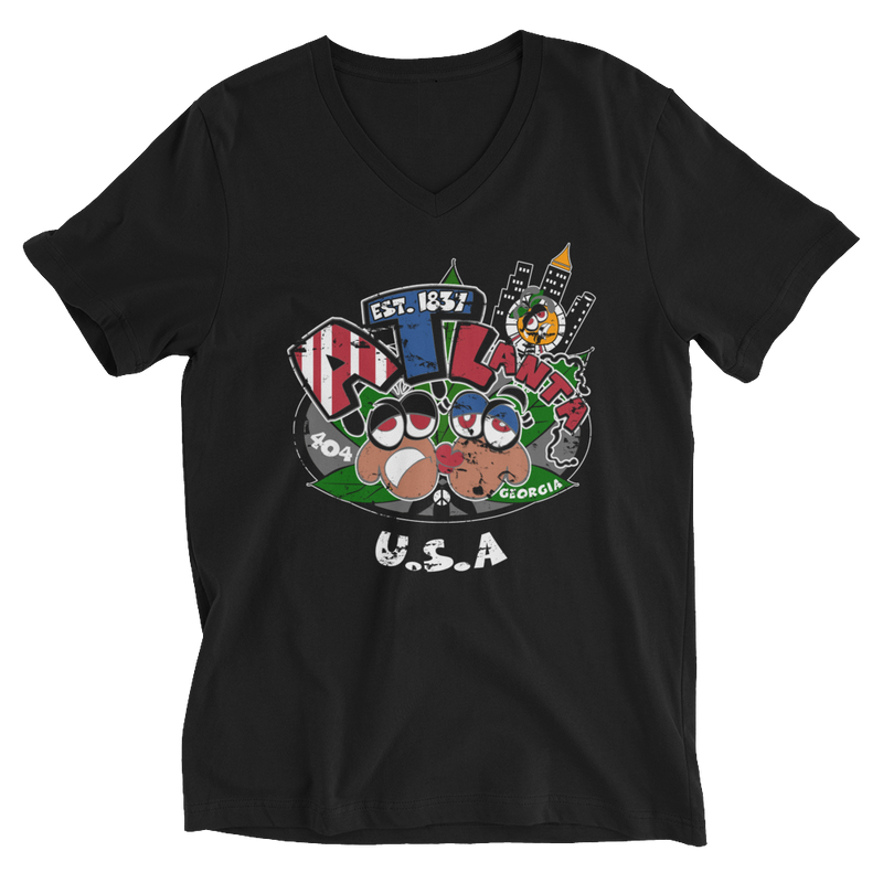 Atlanta USA V-Neck T-Shirt
